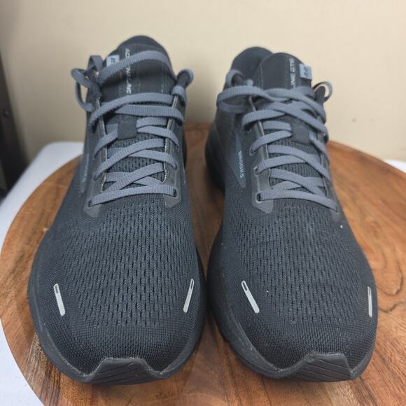 Brooks Adrenaline GTS 22 Mens Triple Black Size 11.5 Running Shoes 1103661D020 - Picture 5 of 12